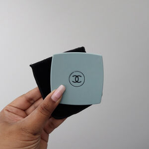 Chanel Double Mirror – Limited Edition Blue with Velvet Pouch